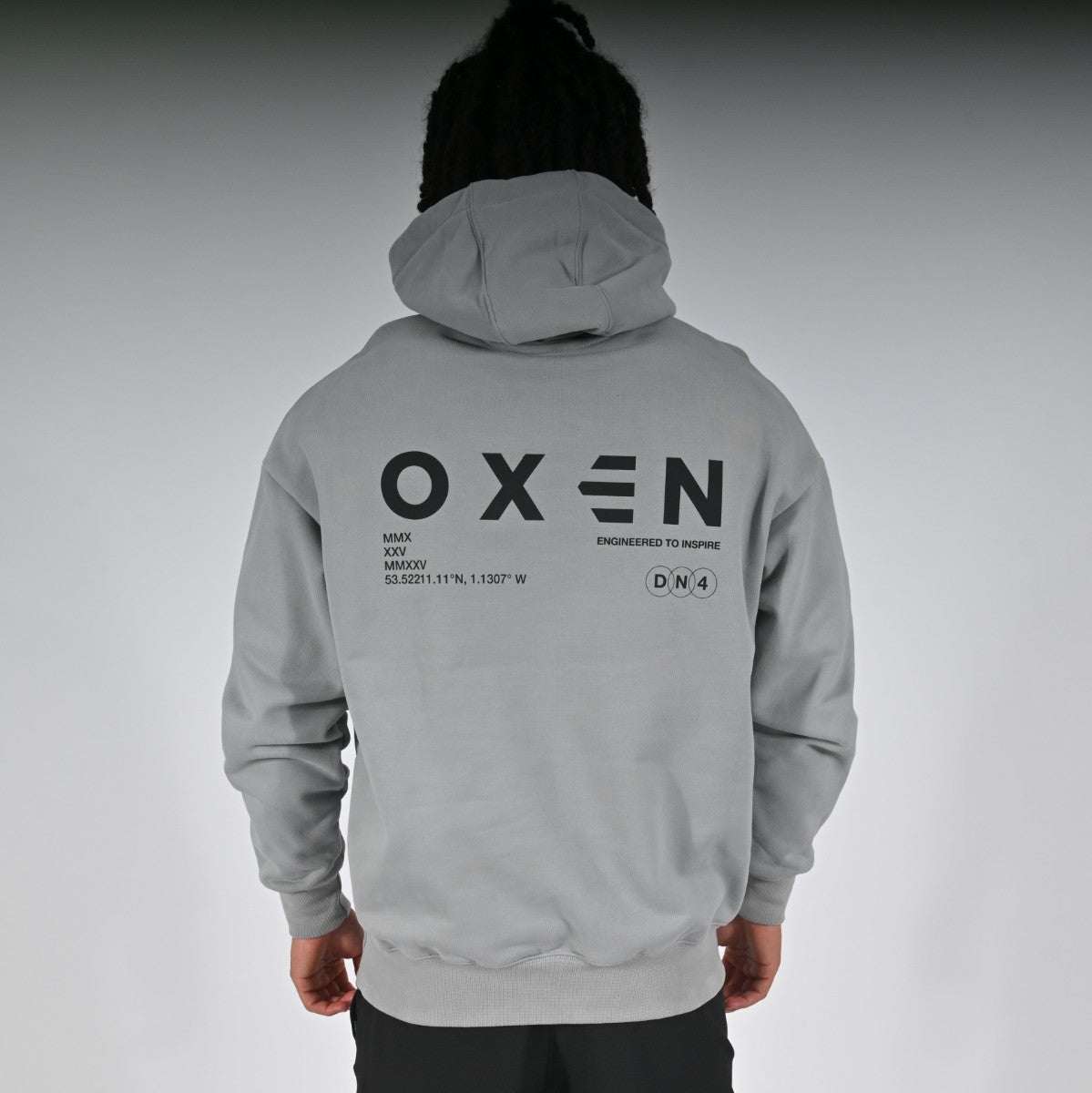 Oxen Oversized Hoody Grey