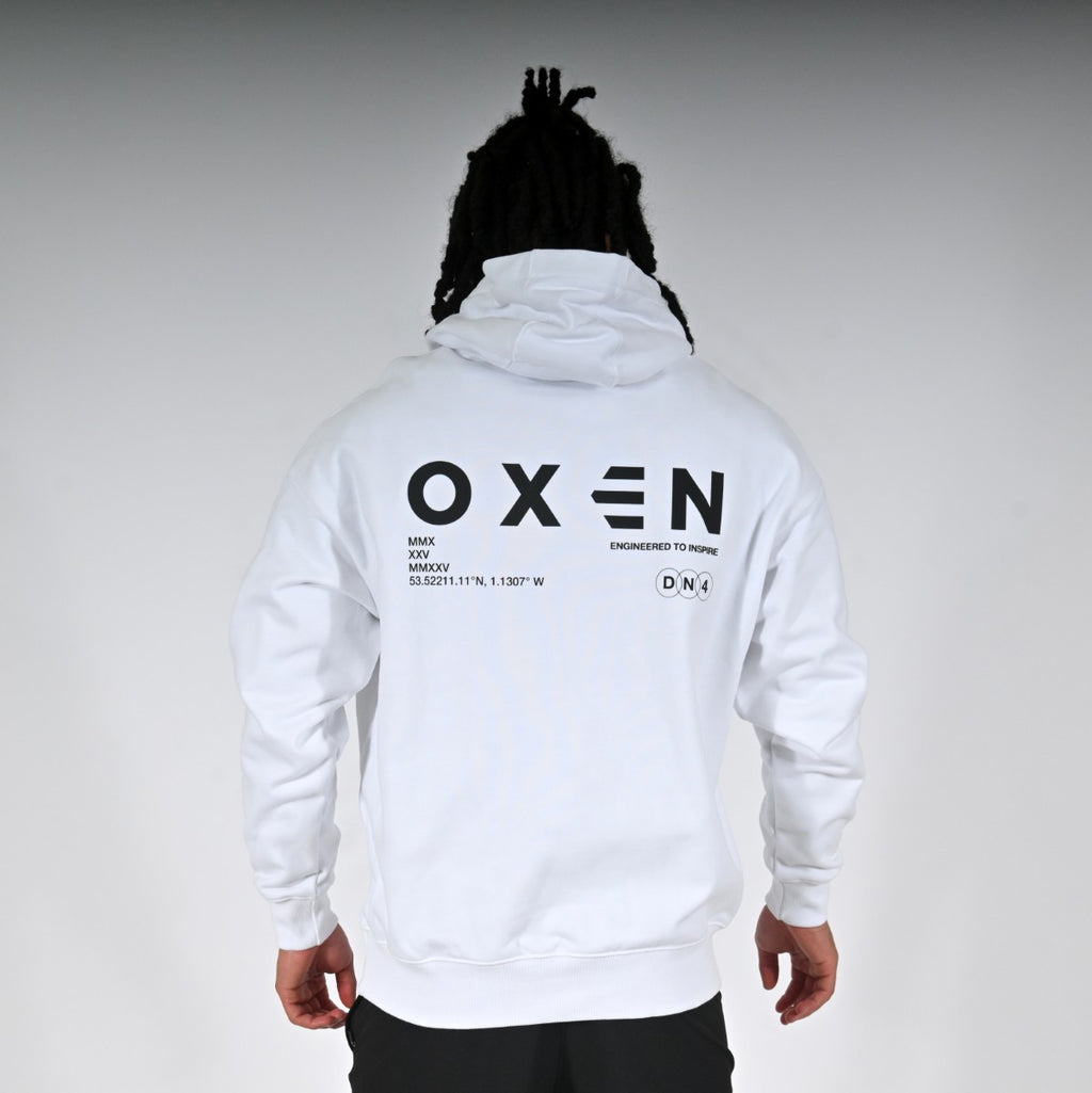 Oxen Oversized Hoody White