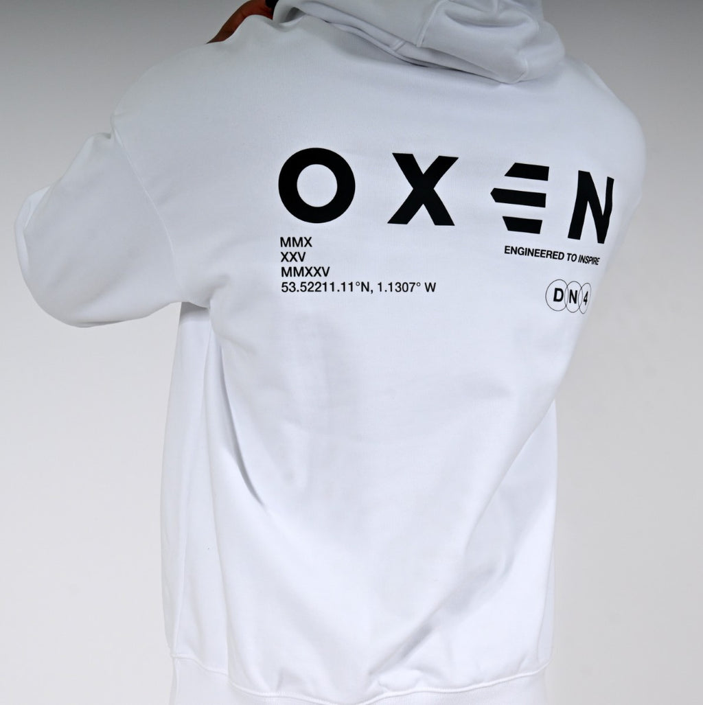 Oxen Oversized Hoody White
