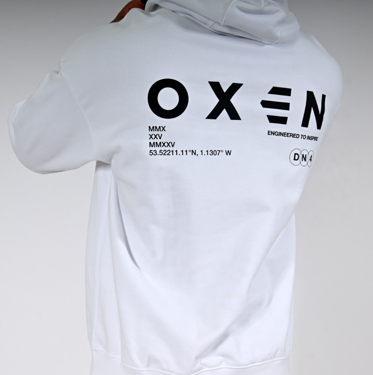 Oxen Oversized Hoody White