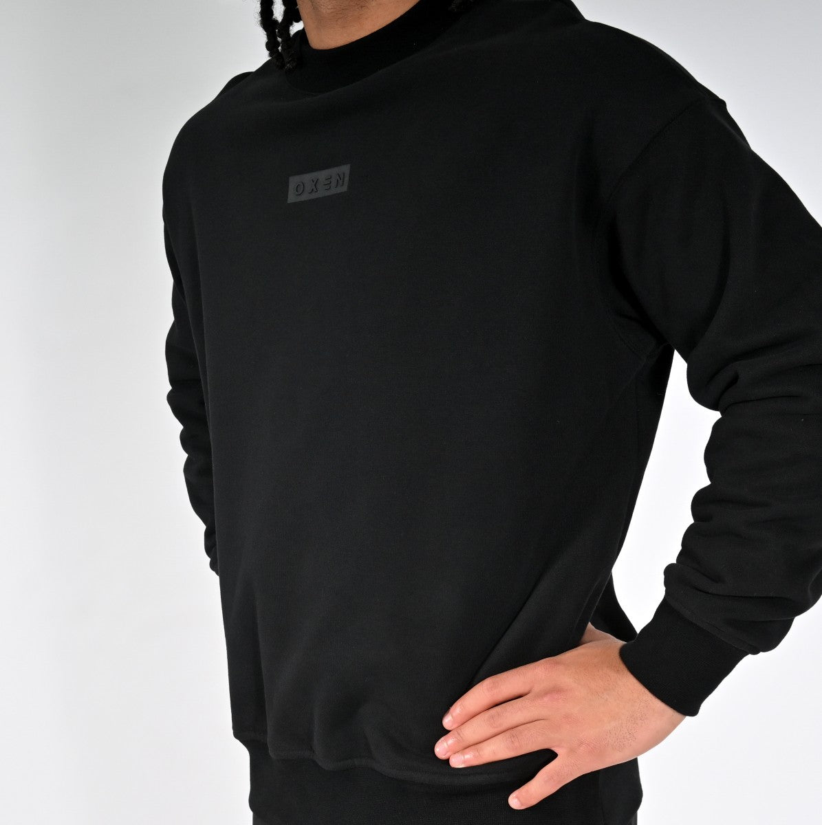 Oxen Oversized Sweat Black