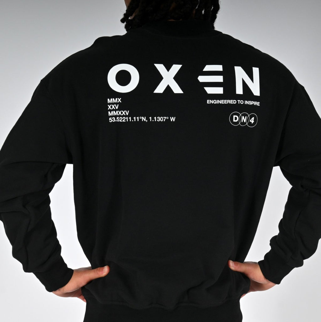 Oxen Oversized Sweat Black