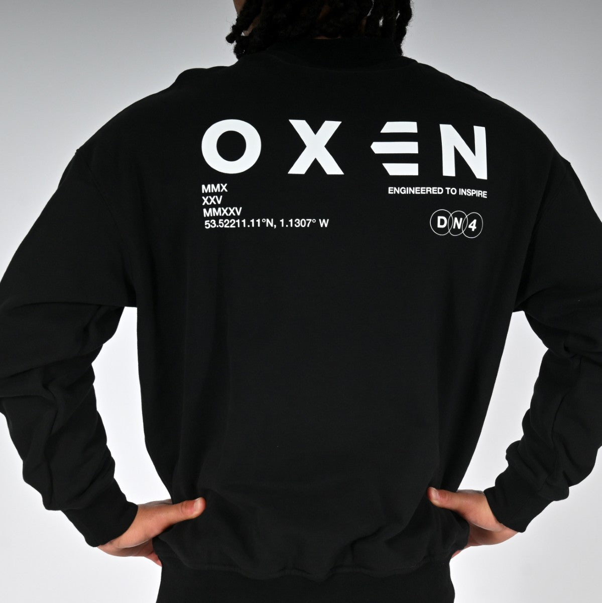 Oxen Oversized Sweat Black