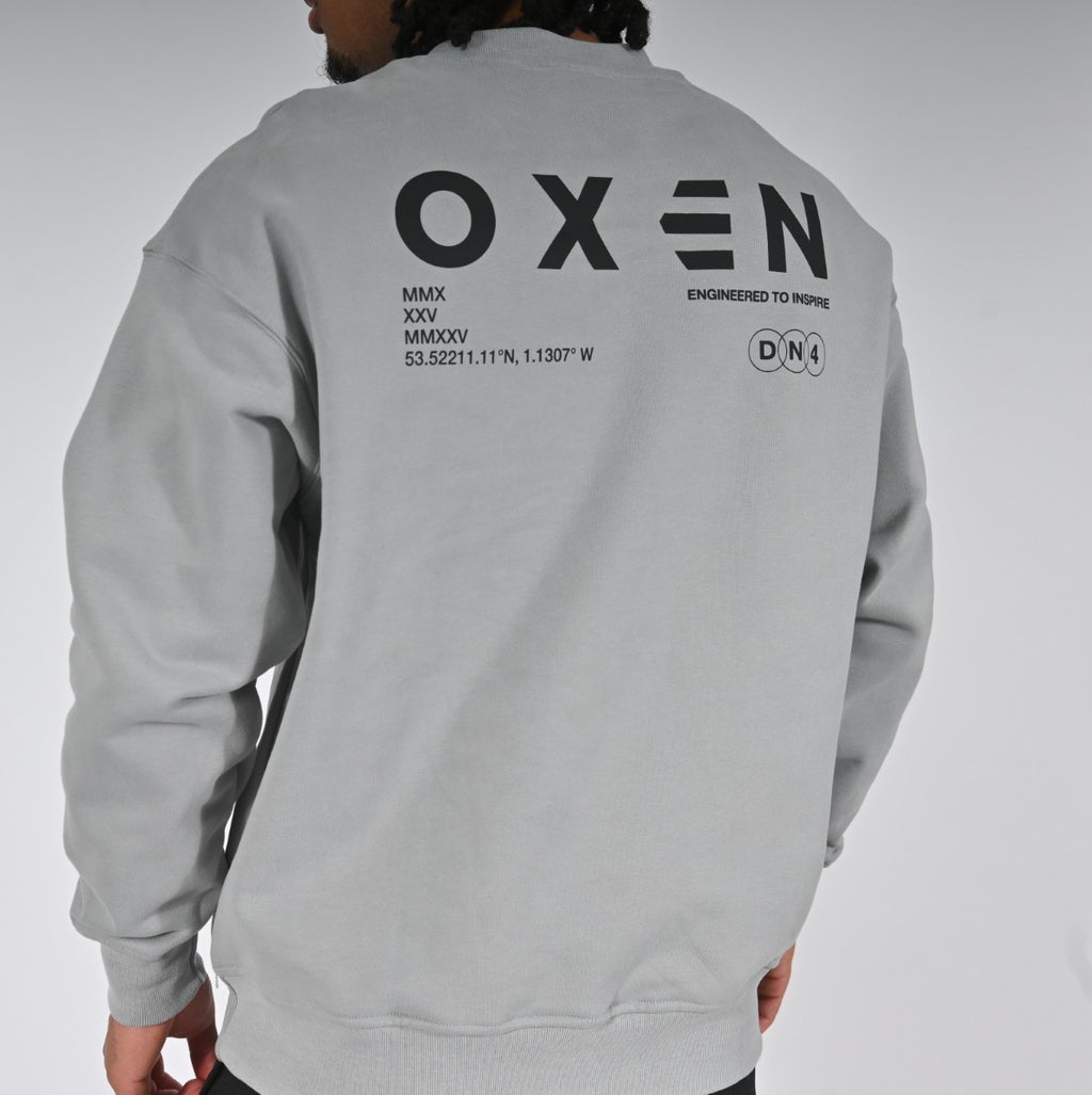 Oxen Oversized Sweat Grey
