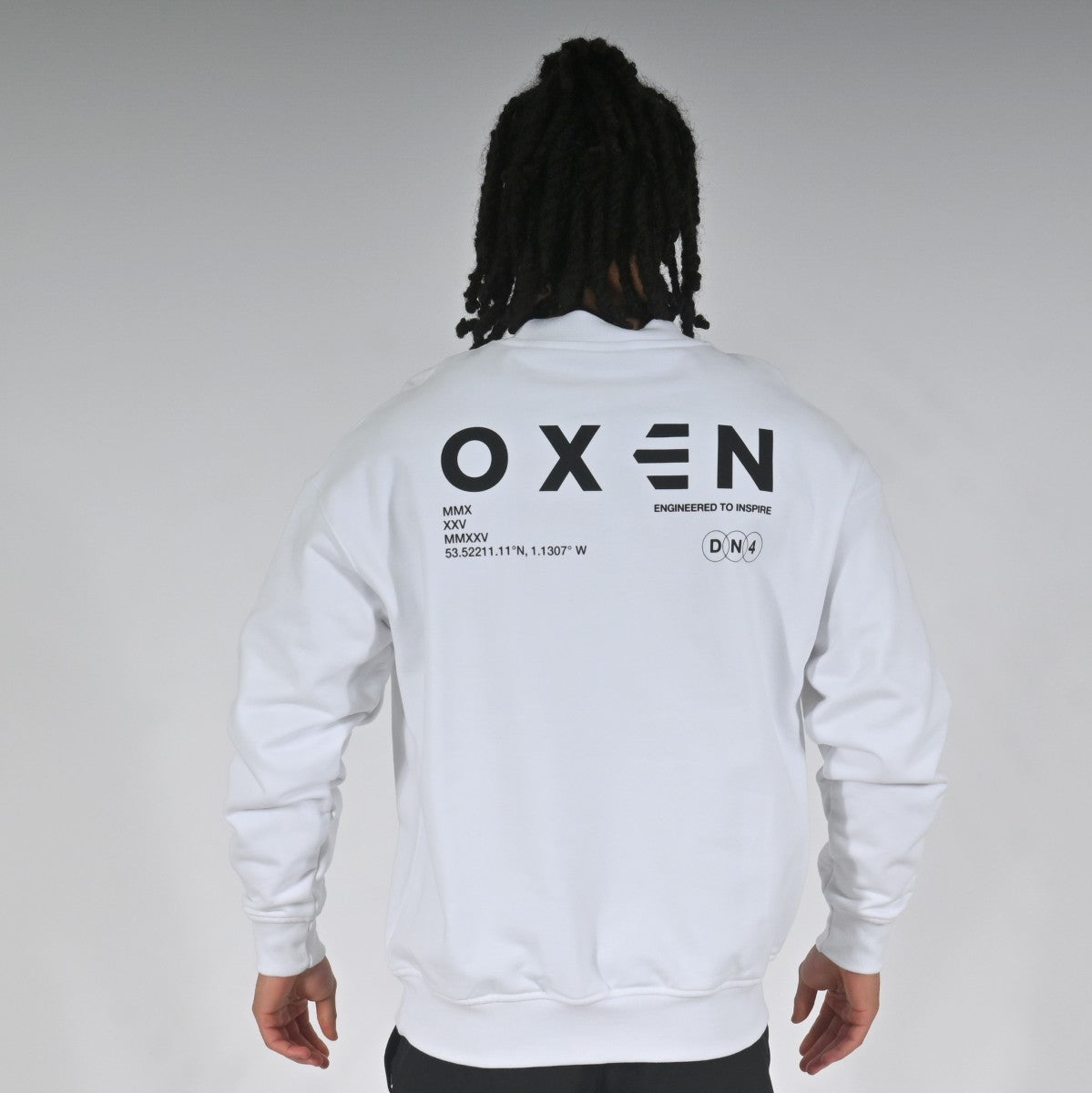 Oxen Oversized Sweat White