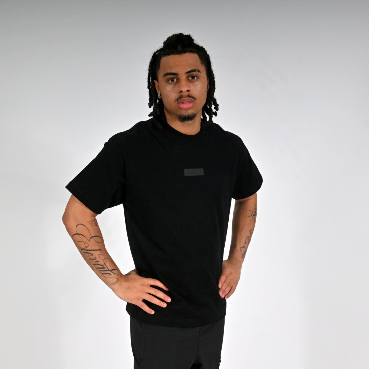 Oxen Oversized Tee Black