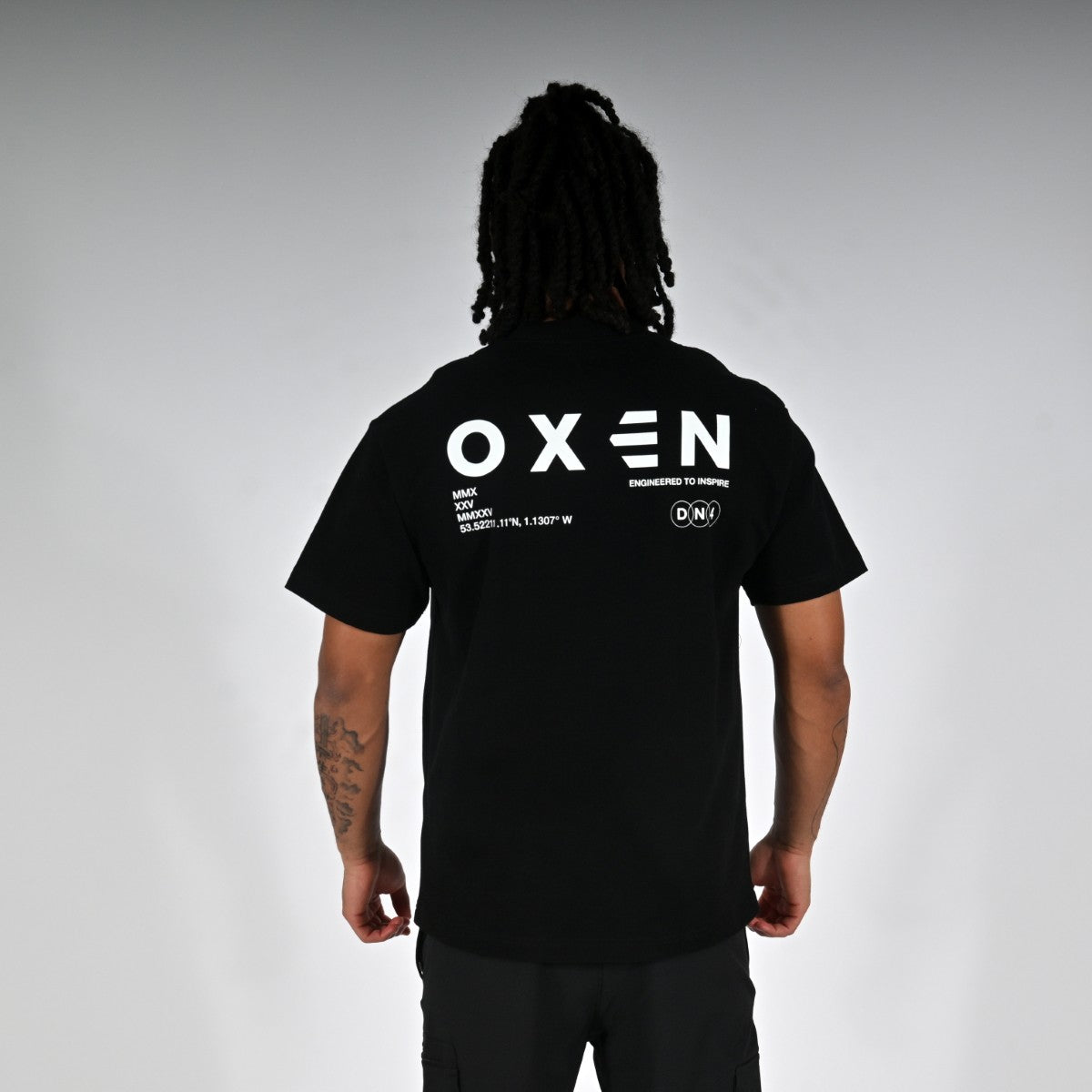 Oxen Oversized Tee Black