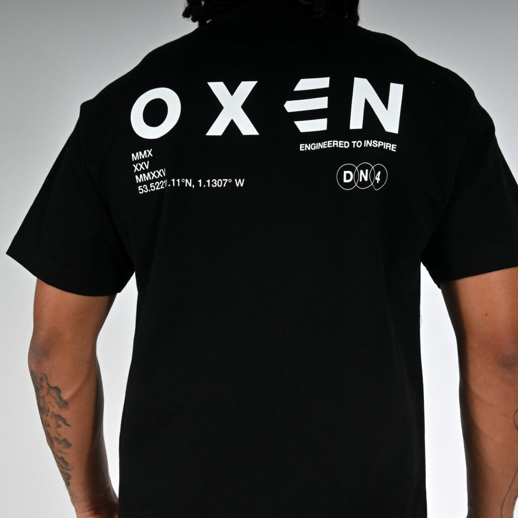 Oxen Oversized Tee Black