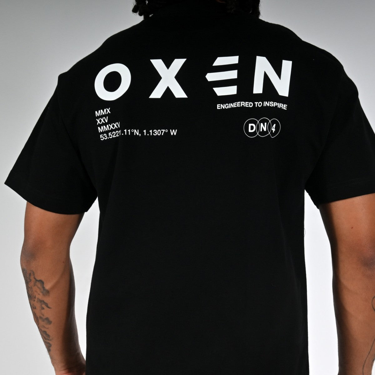 Oxen Oversized Tee Black