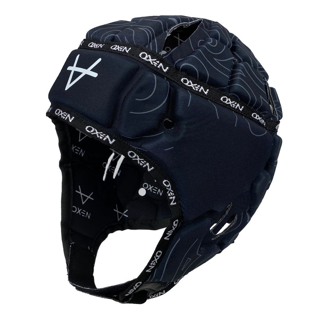 Oxen Pro Headguard Black & Silver