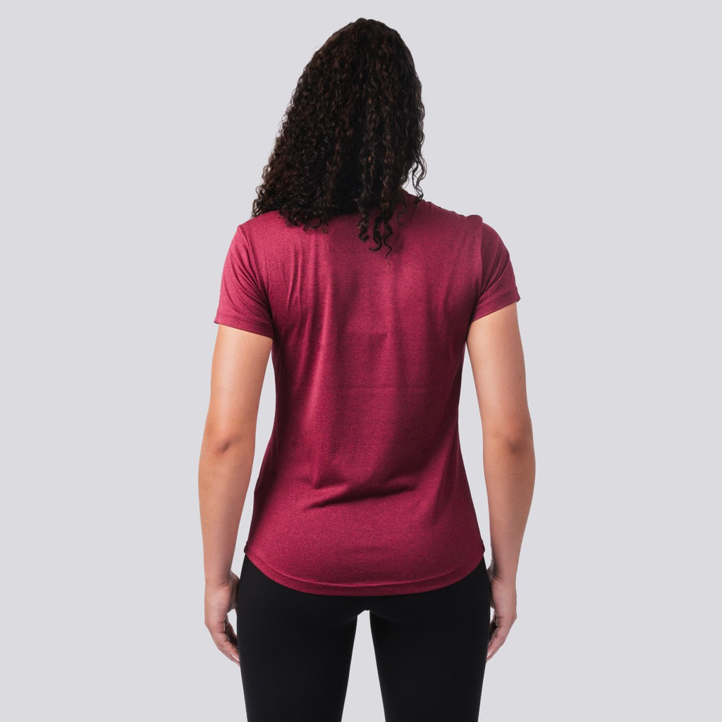 Oxen Performance Tee Ladies Raspberry