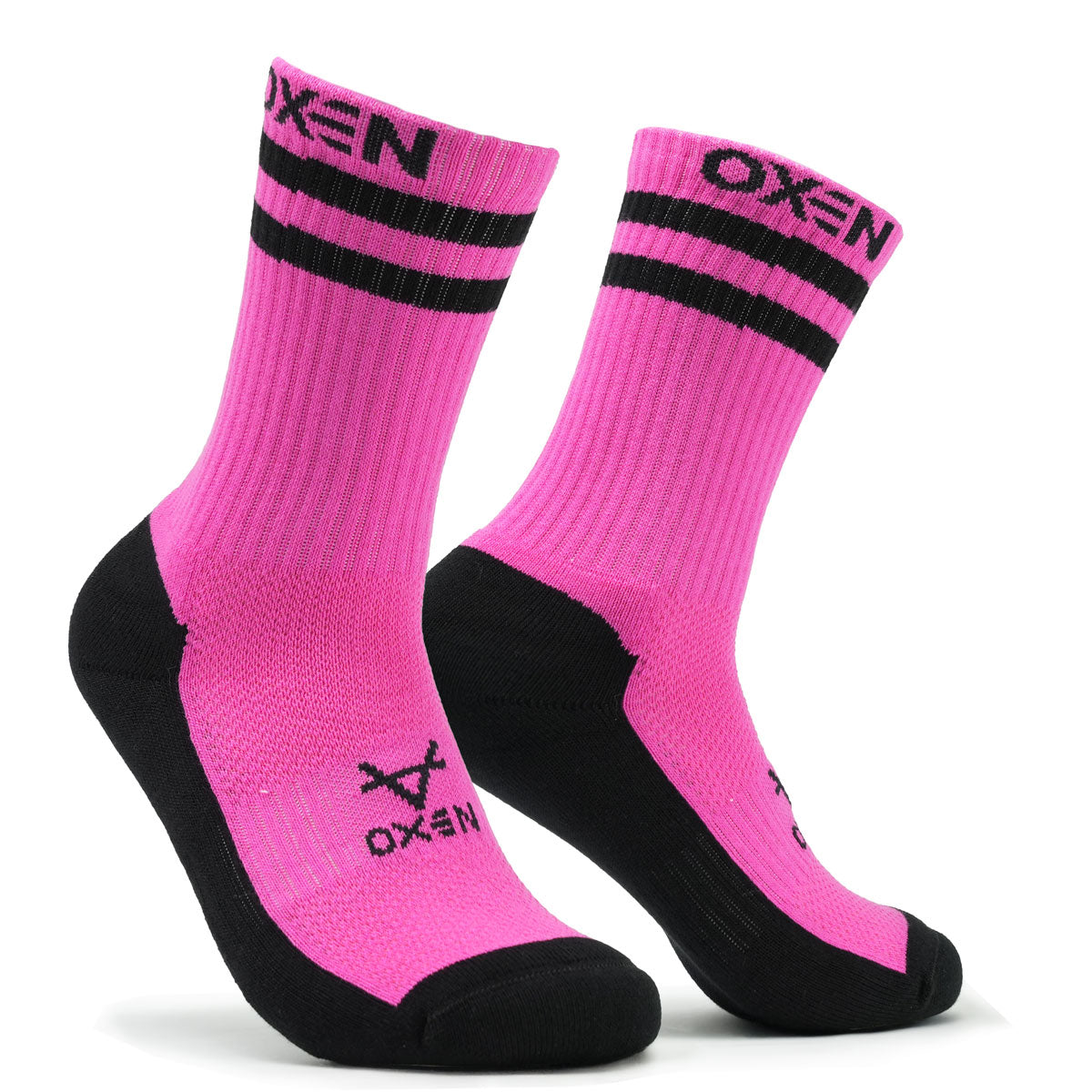 Oxen Pnk/Blk Sports Socks