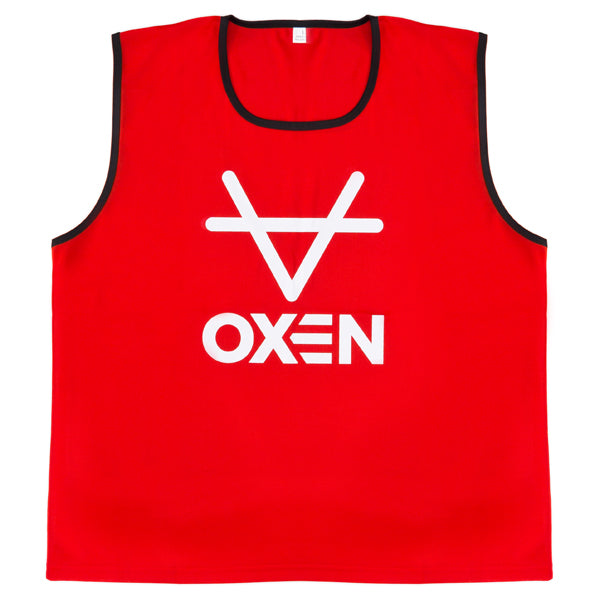Oxen Red Adult Bib