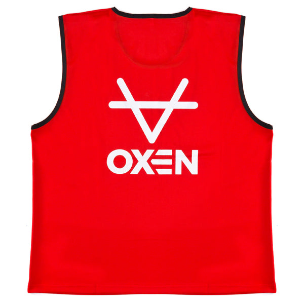 Oxen Red Adult Bib