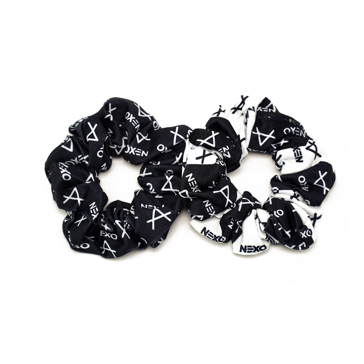 Oxen Scrunchie Twin Black & White