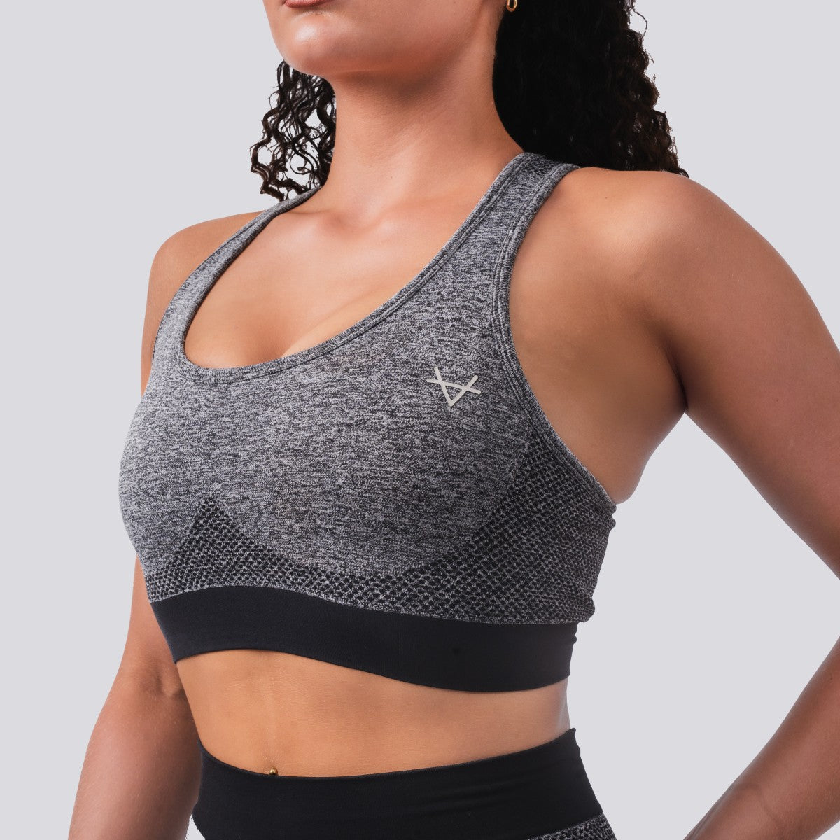 Oxen Seamless Sports Bra Charcoal
