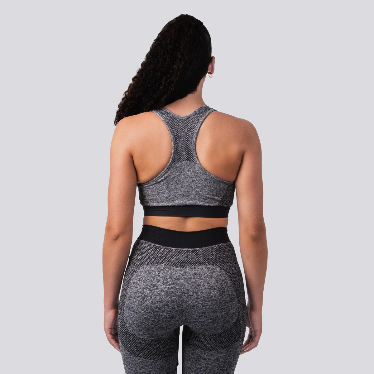Oxen Seamless Sports Bra Charcoal