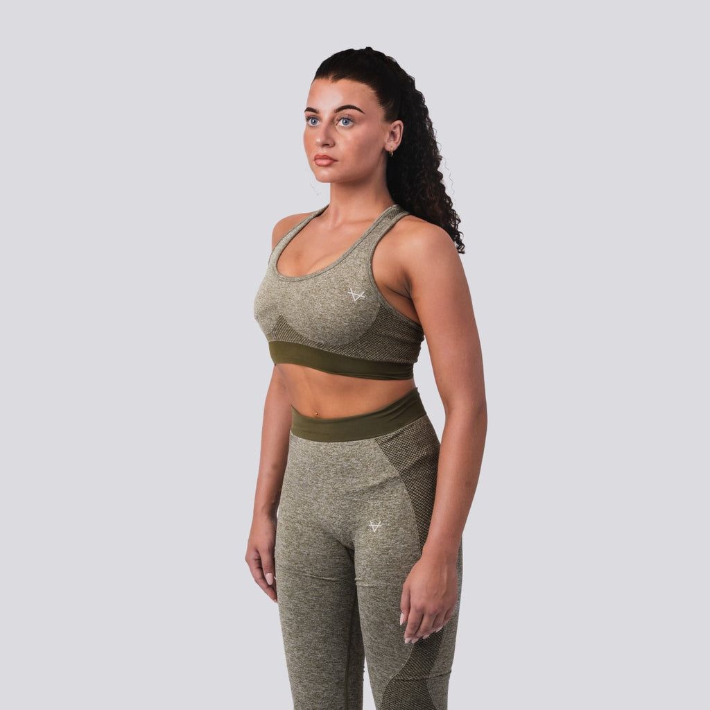 Oxen Seamless Sports Bra Olive