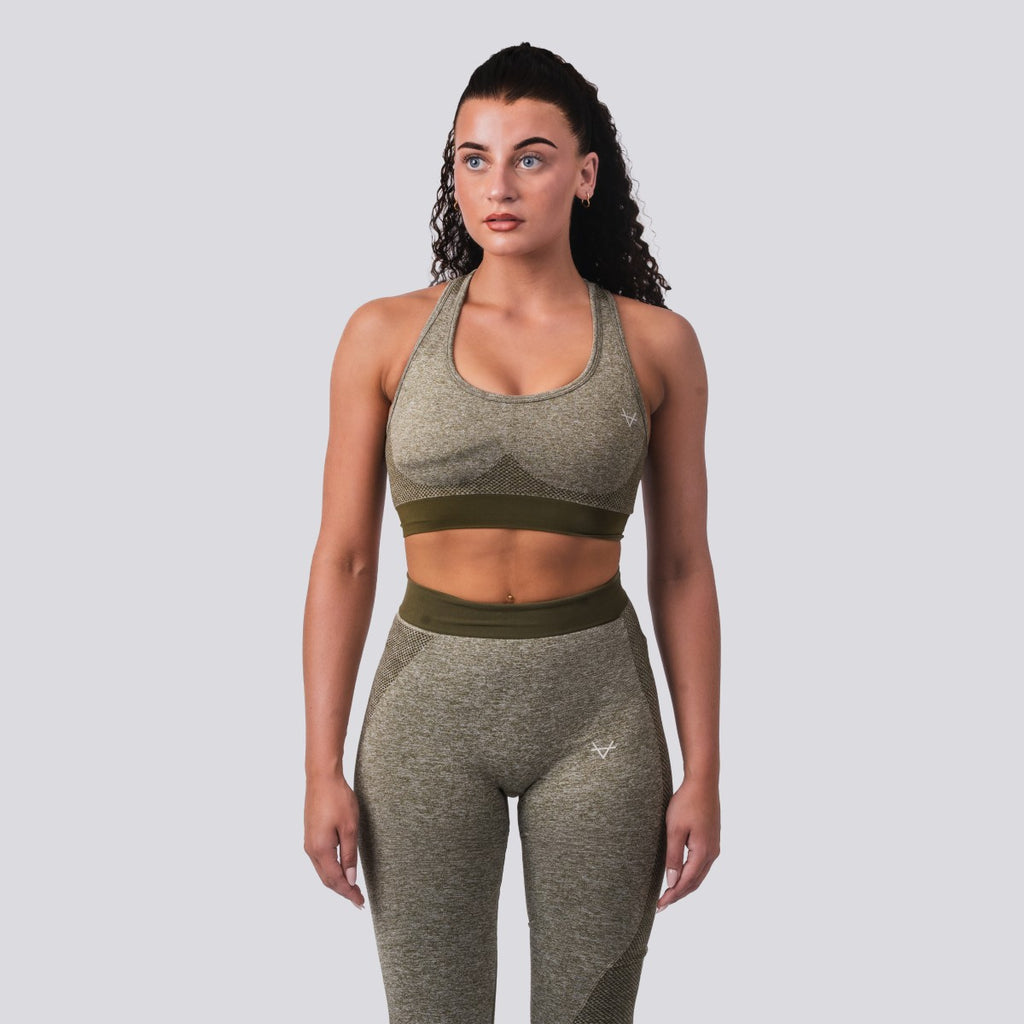 Oxen Seamless Sports Bra Olive