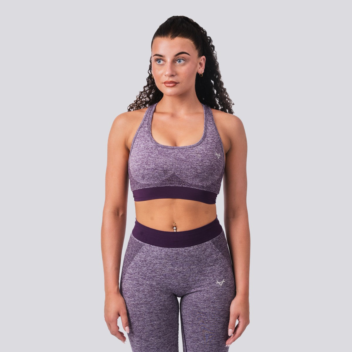 Oxen Seamless Sports Bra Purple