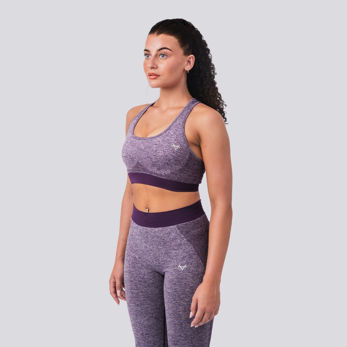 Oxen Seamless Sports Bra Purple