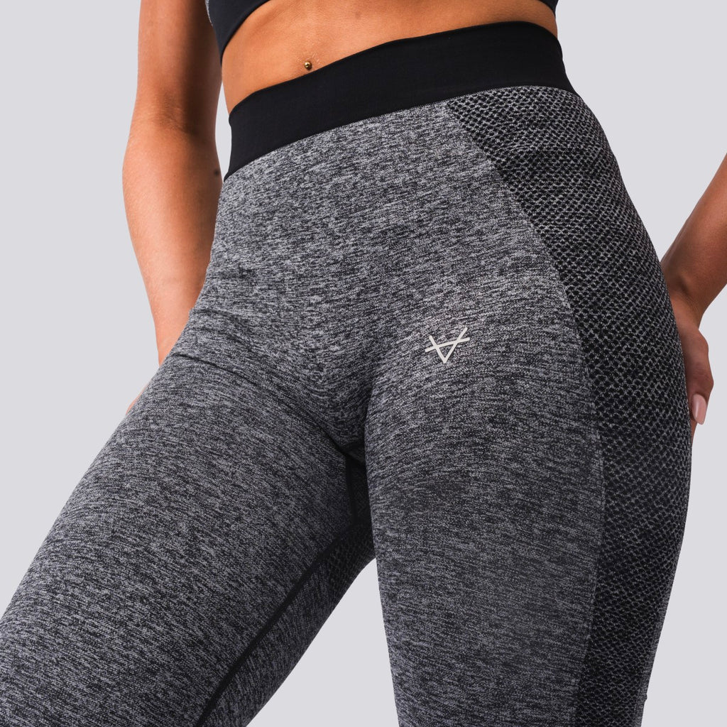 Oxen Seamless Sports Leggings Charcoal
