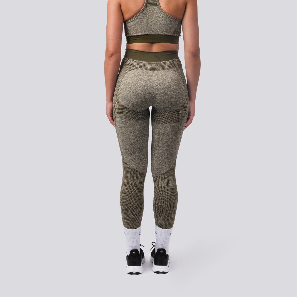 Oxen Seamless Sports Leggings Olive