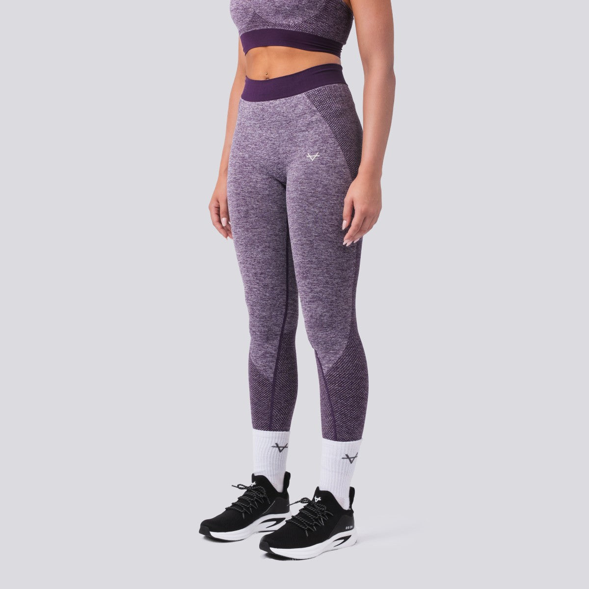 Oxen Seamless Sports Leggings Purple