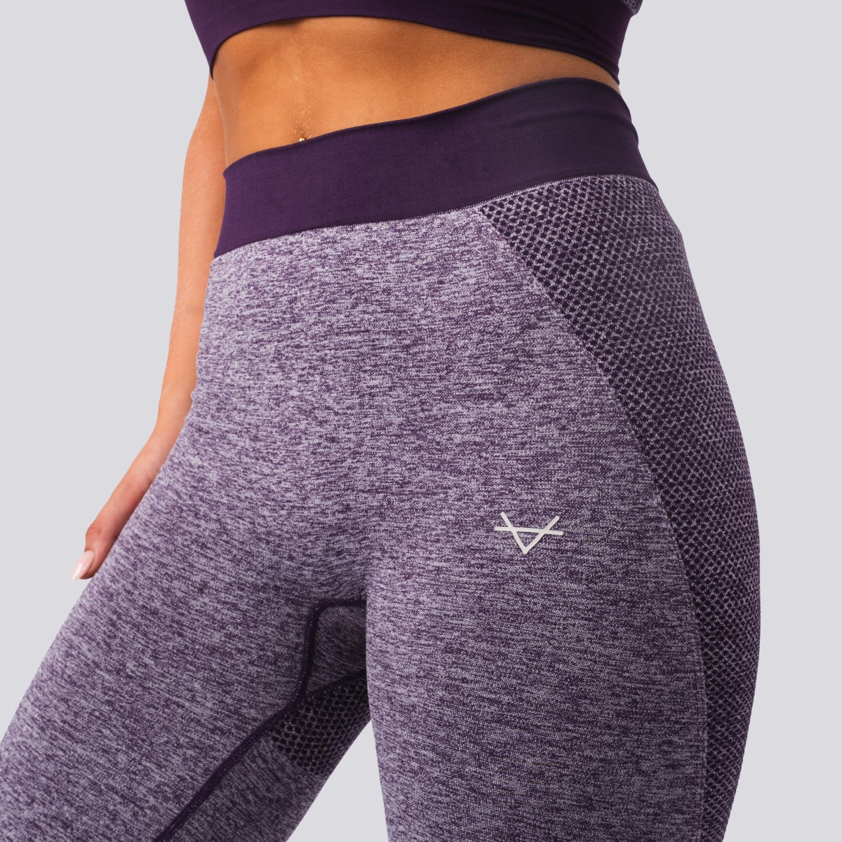 Oxen Seamless Sports Leggings Purple