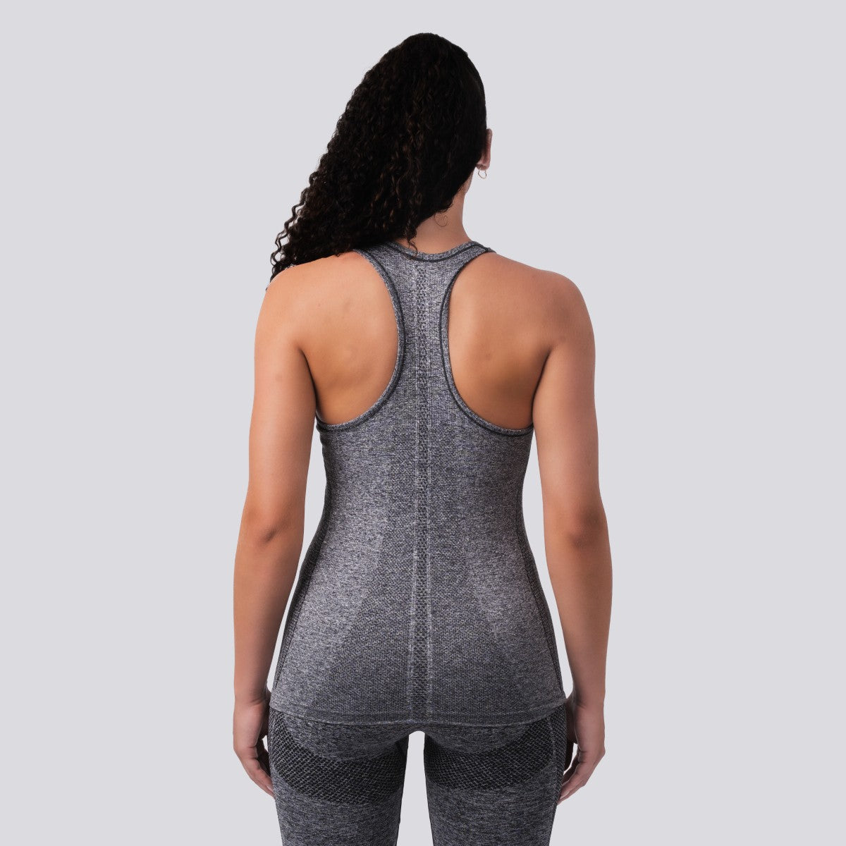Oxen Seamless Sports Vest Charcoal