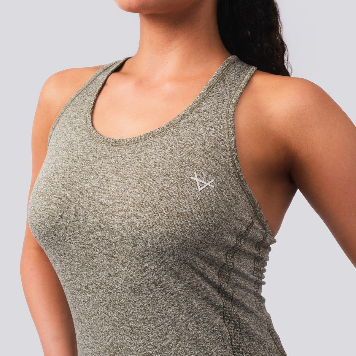 Oxen Seamless Sports Vest Olive