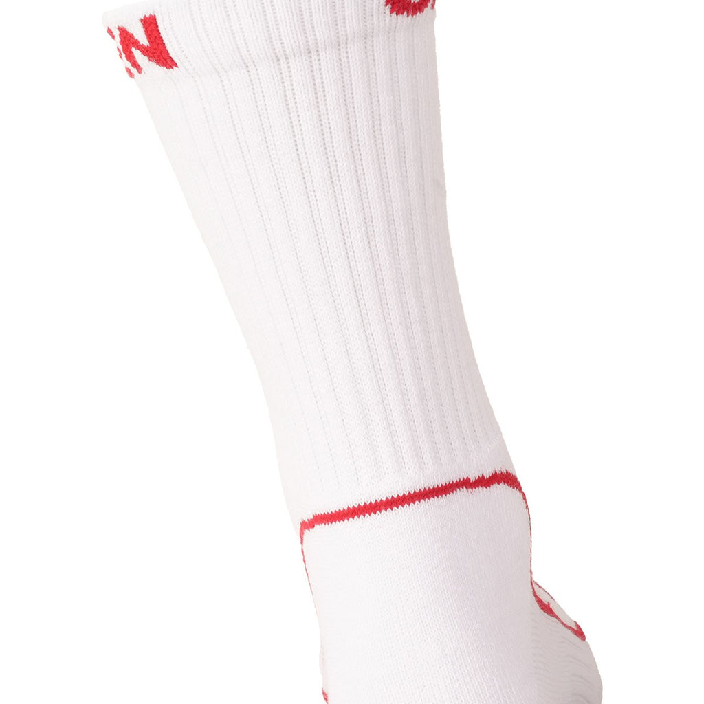 Oxen Sports Socks Wht/Red