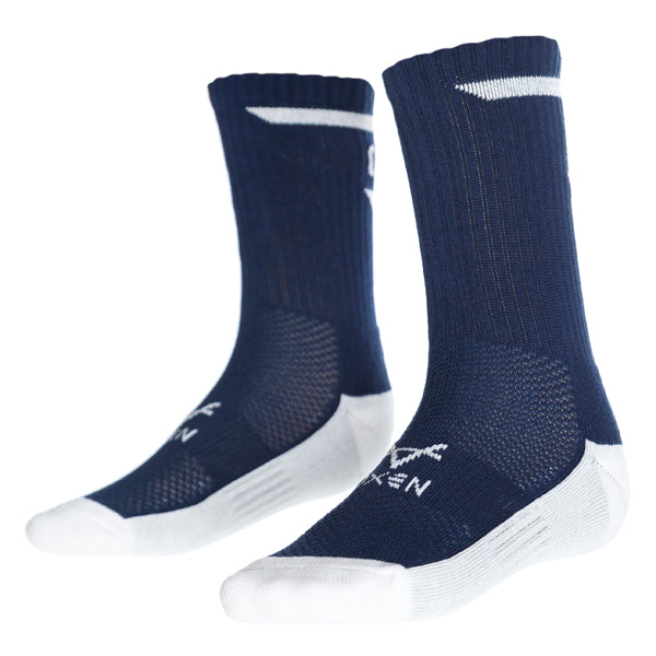 Oxen Stripe Sports Socks Navy/White
