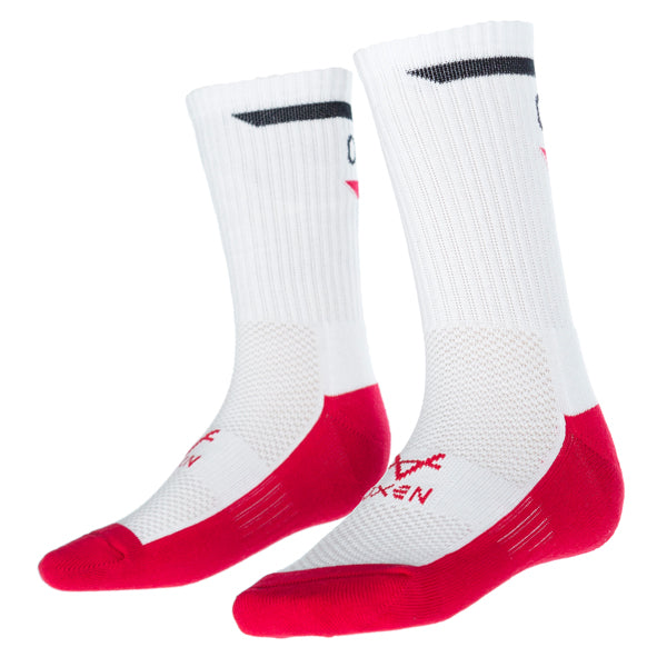 Oxen Stripe Sports Socks White/Red/Black