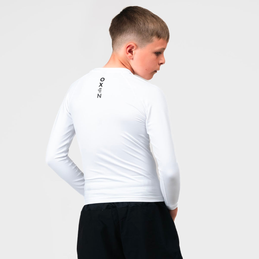 Oxen White Baselayer Kids