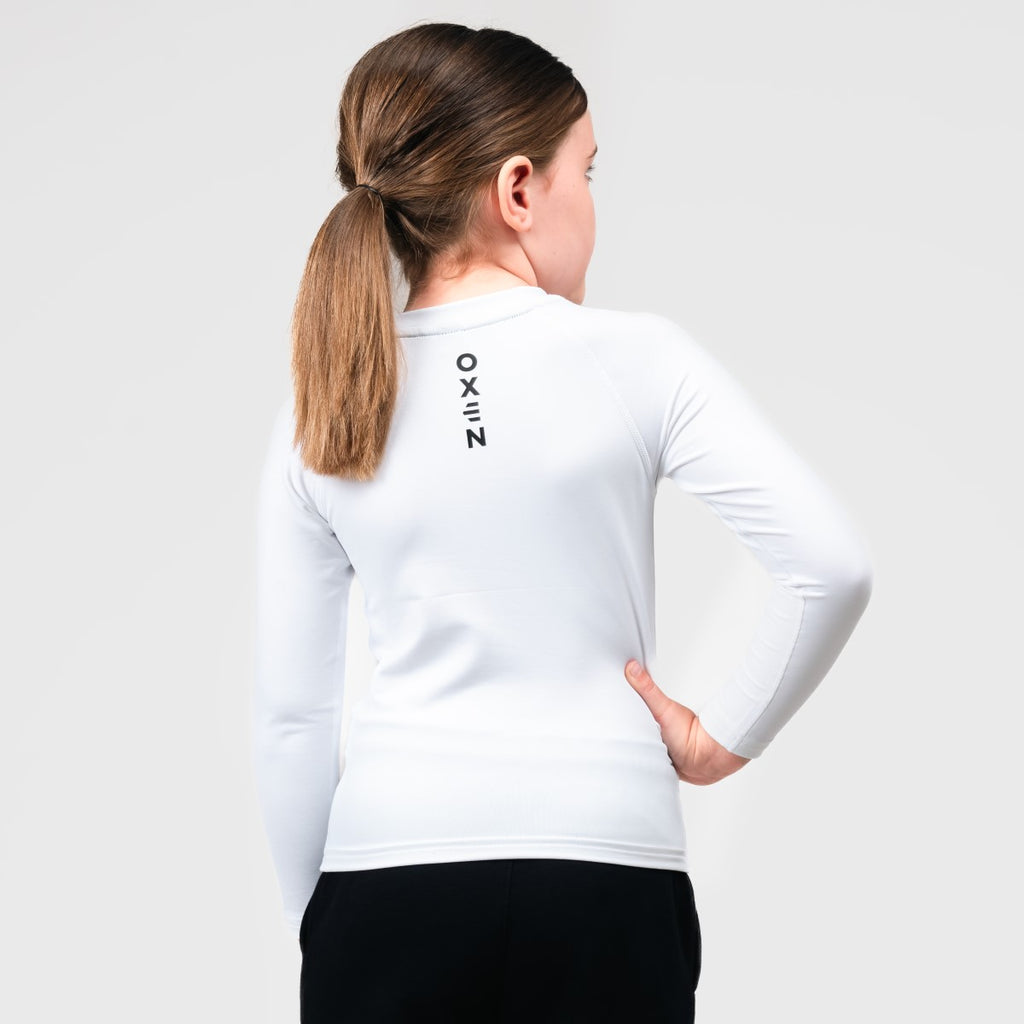 Oxen White Baselayer Kids