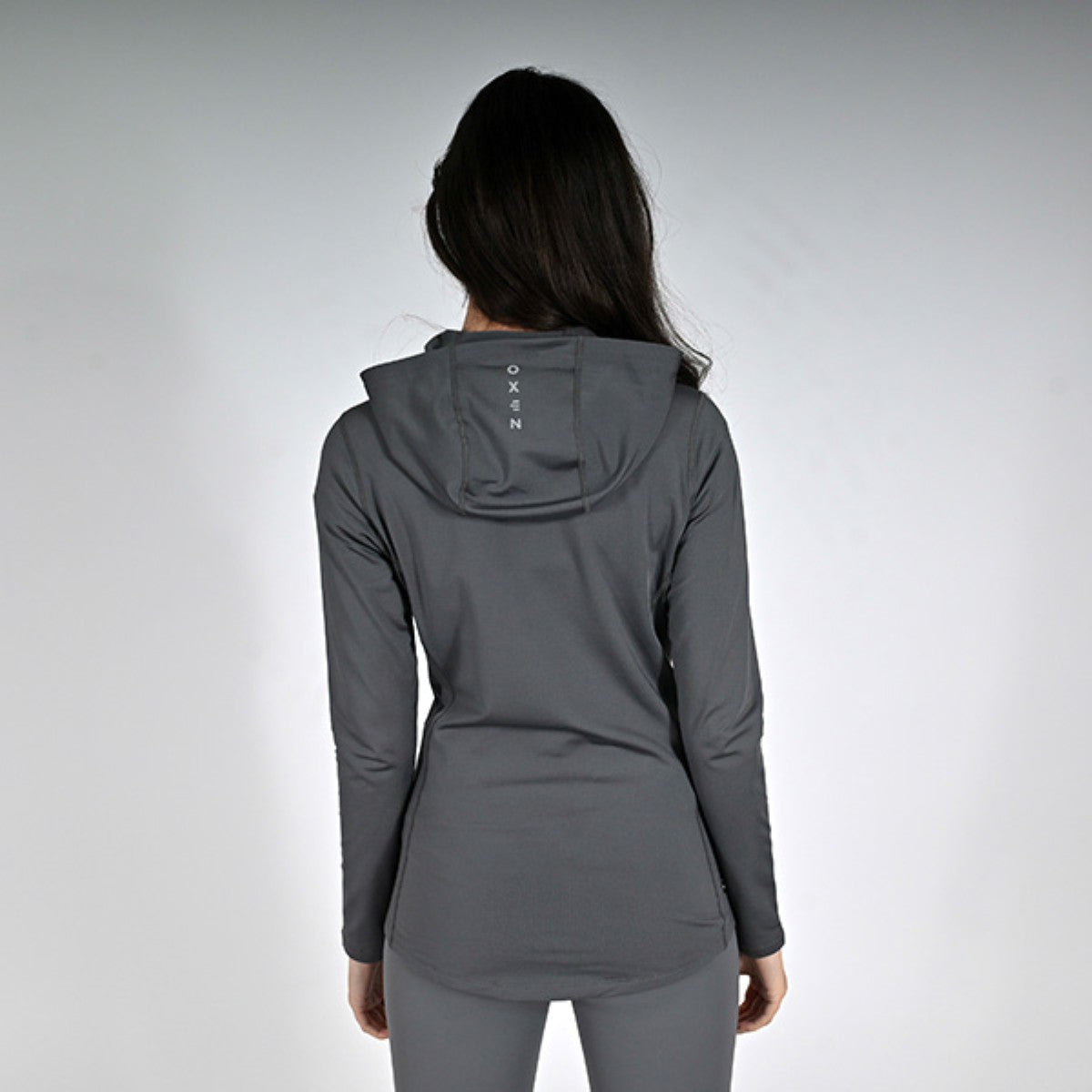 Oxen Womens Endure FZ Performance Hoody Fossil