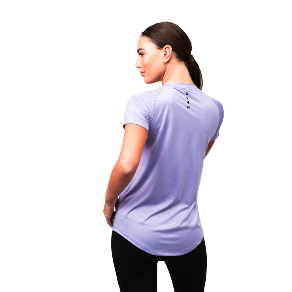 Oxen Womens Endure Tee Lavender