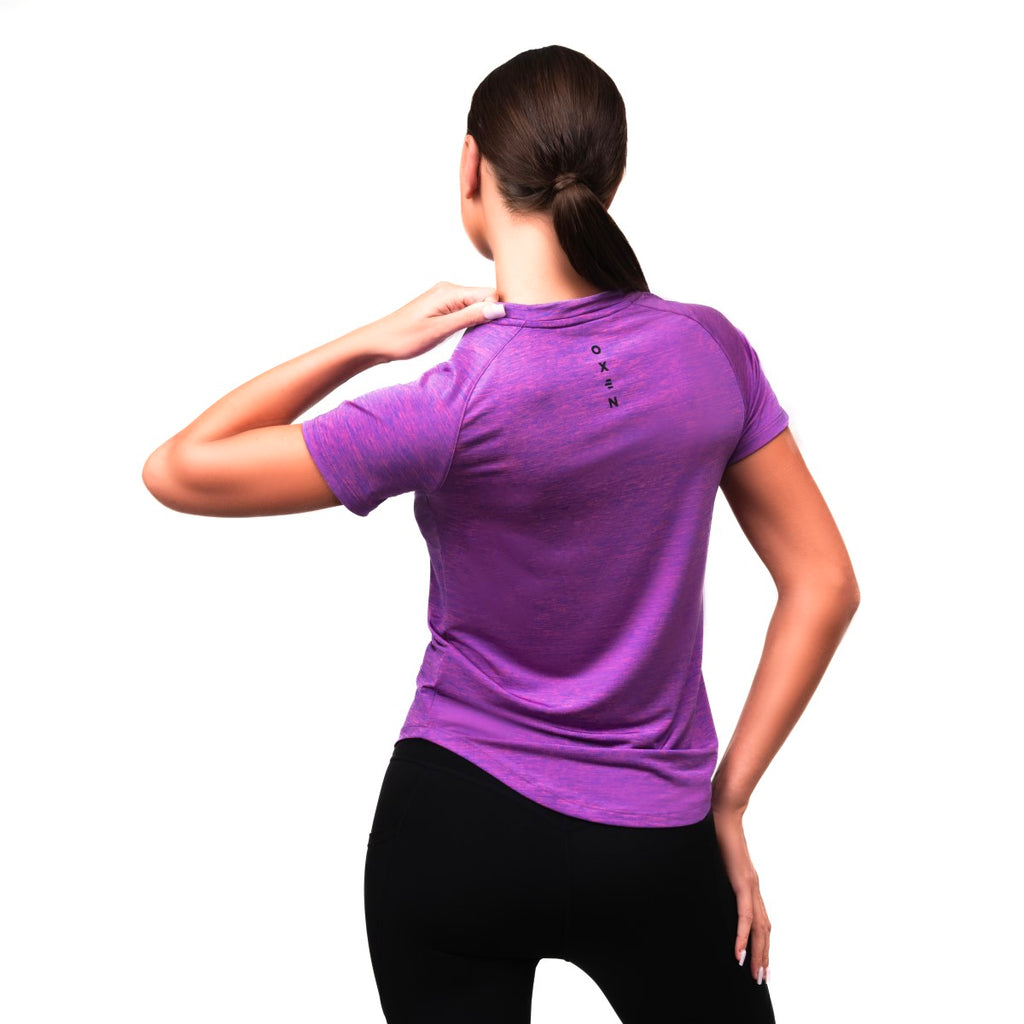 Oxen Womens Endure Tee Purple