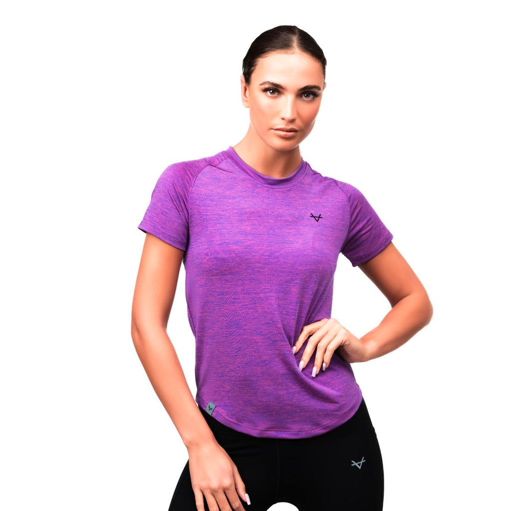 Oxen Womens Endure Tee Purple