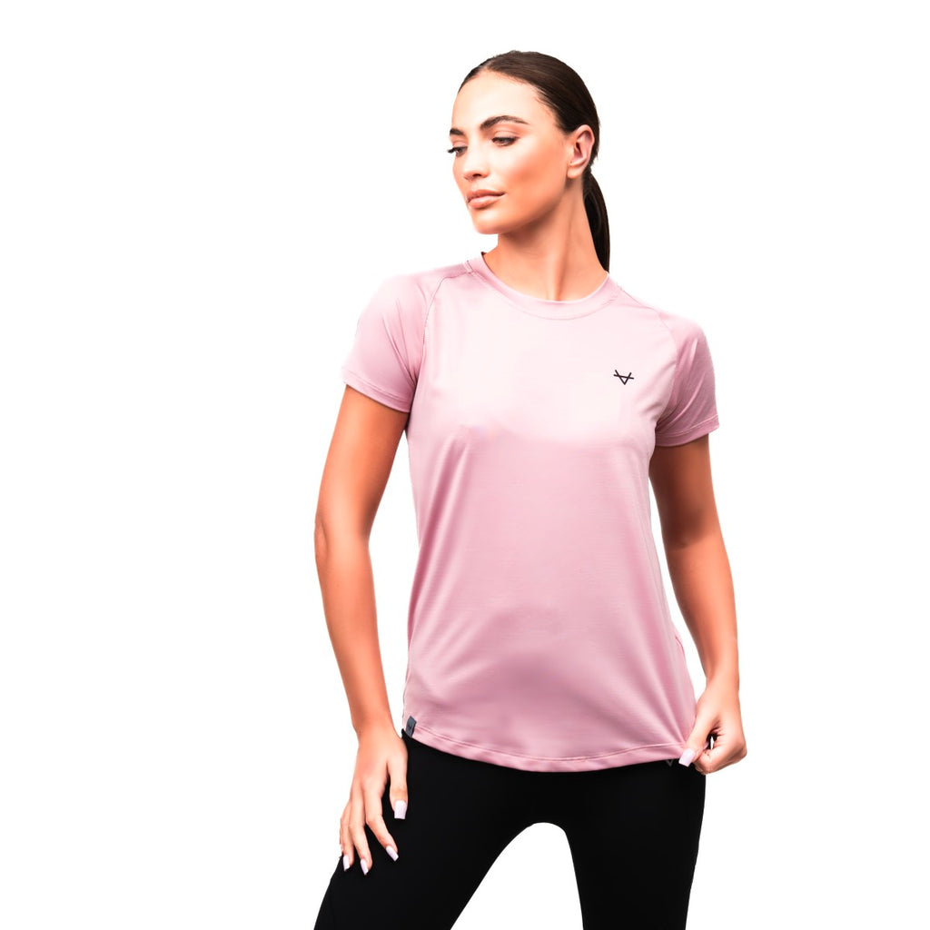 Oxen Womens Endure Tee Rose