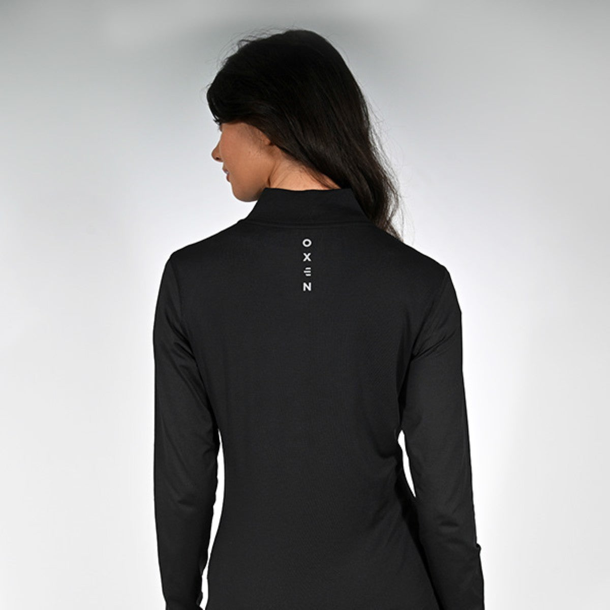Oxen Womens Endure Performance QZ Midlayer Blk