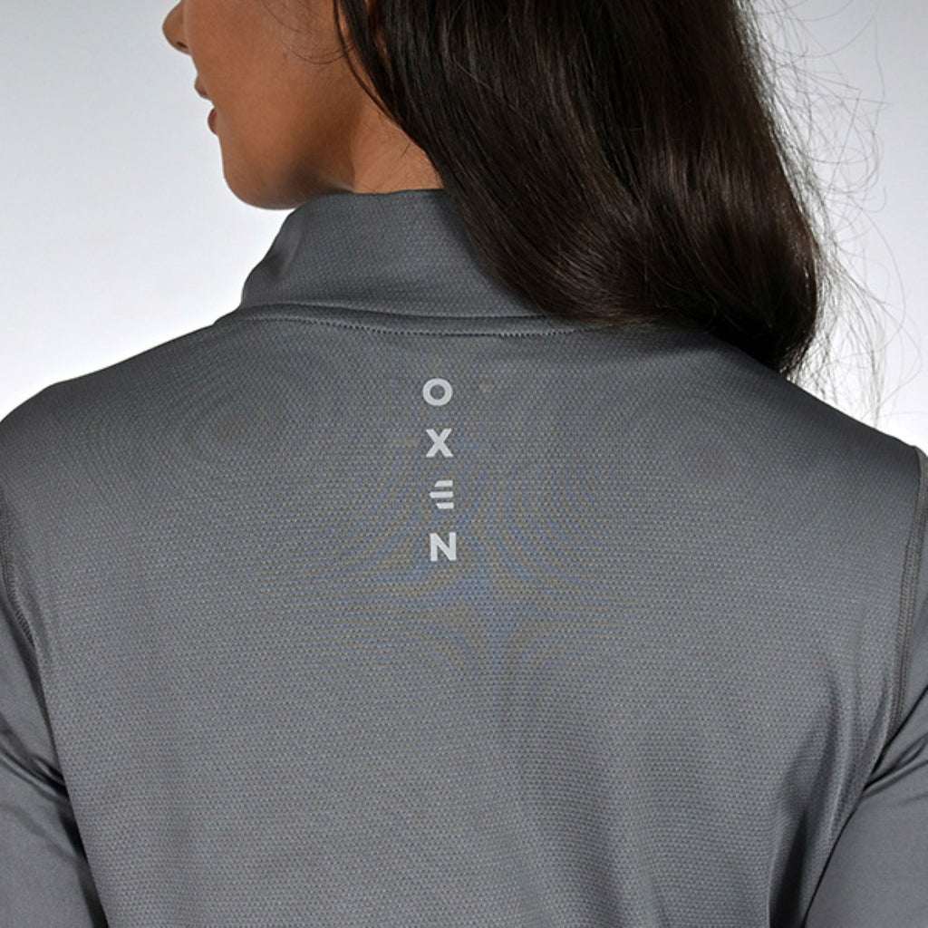 Oxen Womens Endure Performance QZ Midlayer Fossil
