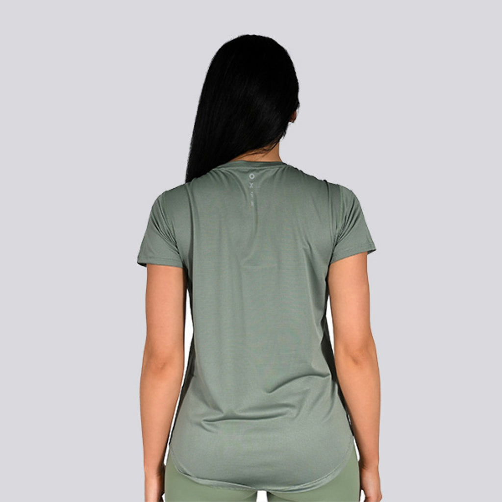 Oxen Womens Endure Performance T-Shirt Olive