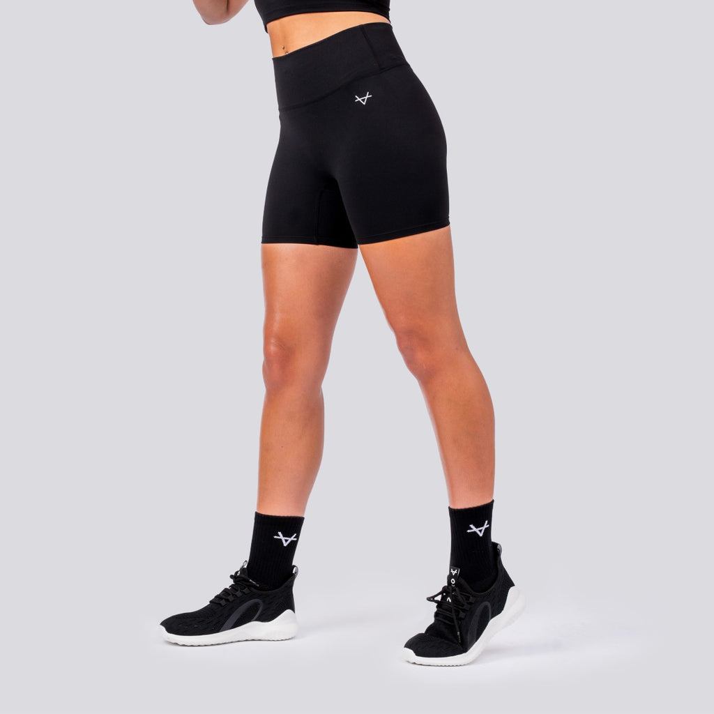 Oxen Womens Endure Sculpt  5" Shorts Blk