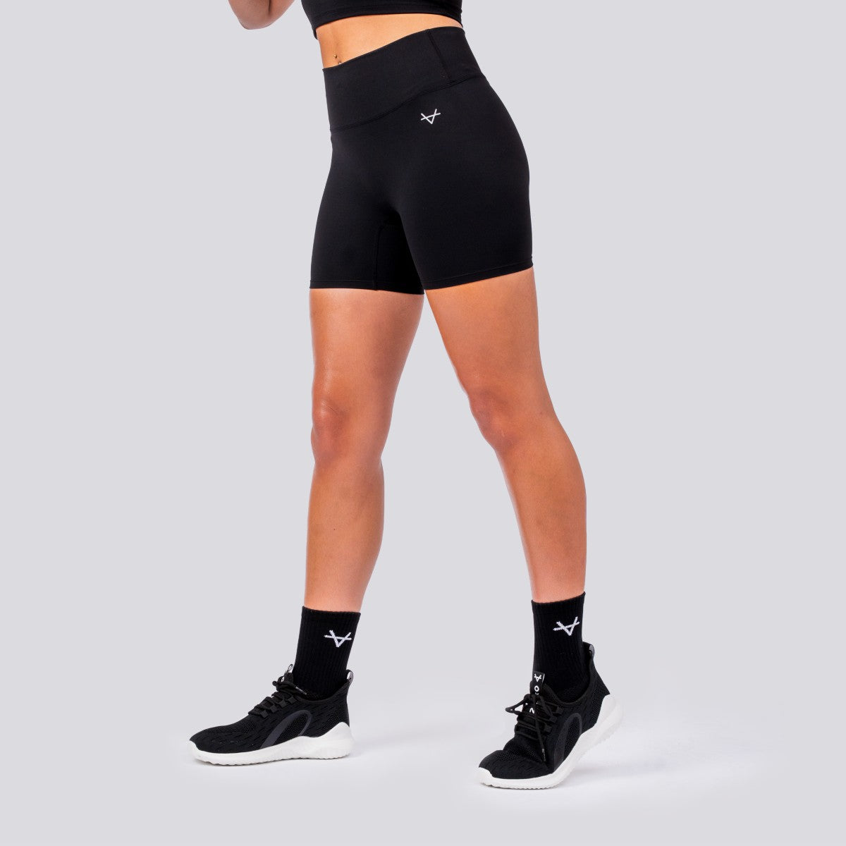 Oxen Womens Endure Sculpt  5" Shorts Blk