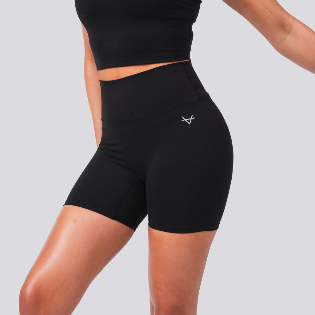 Oxen Womens Endure Sculpt  5" Shorts Blk
