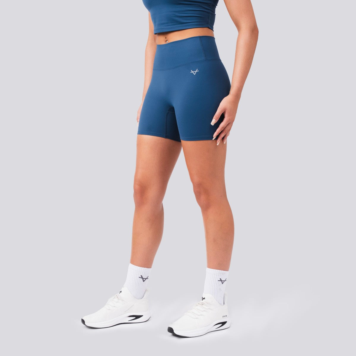 Oxen Womens Endure Sculpt  5" Shorts Sapphire