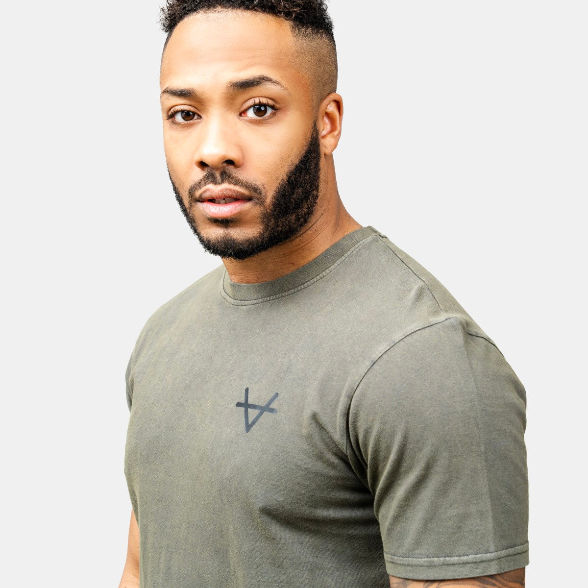 Oxen Washed Tee Khaki