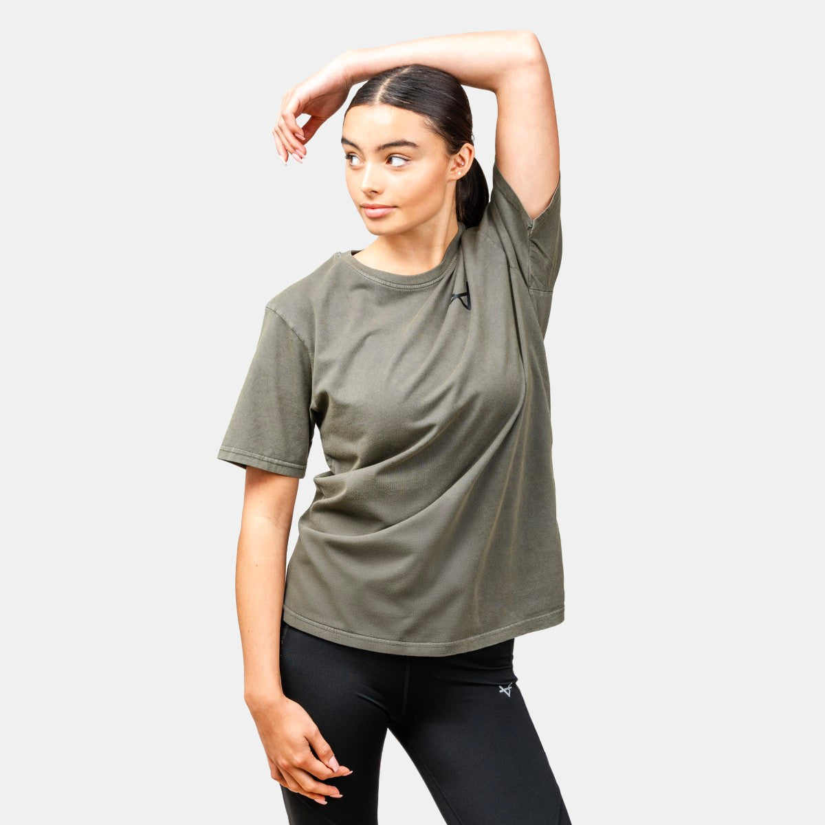 Oxen Washed Tee Khaki
